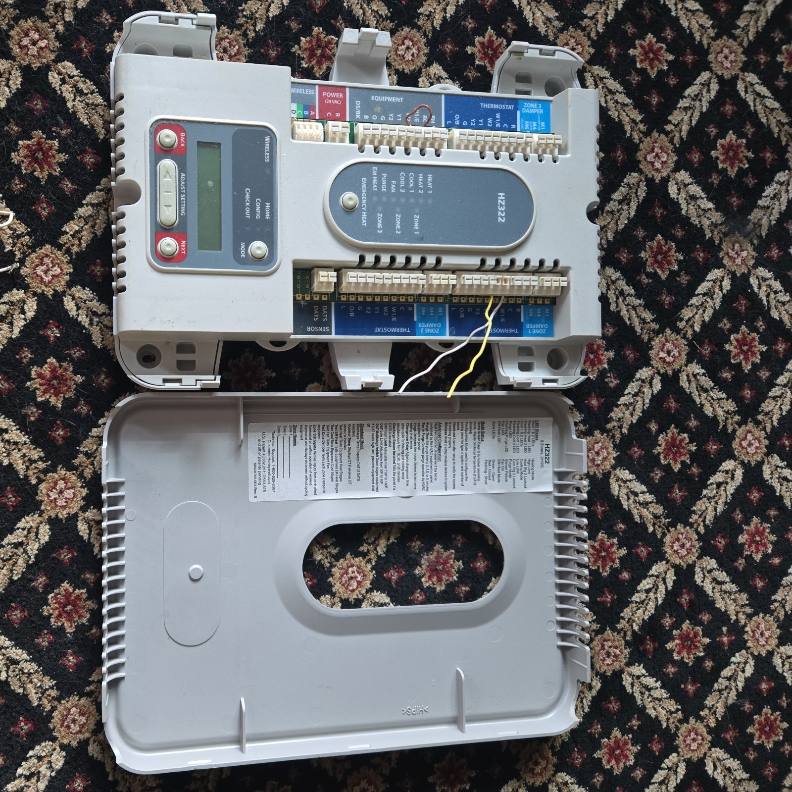 used Honeywell HZ322 Truezone Panel RedLink Wireless Technology
