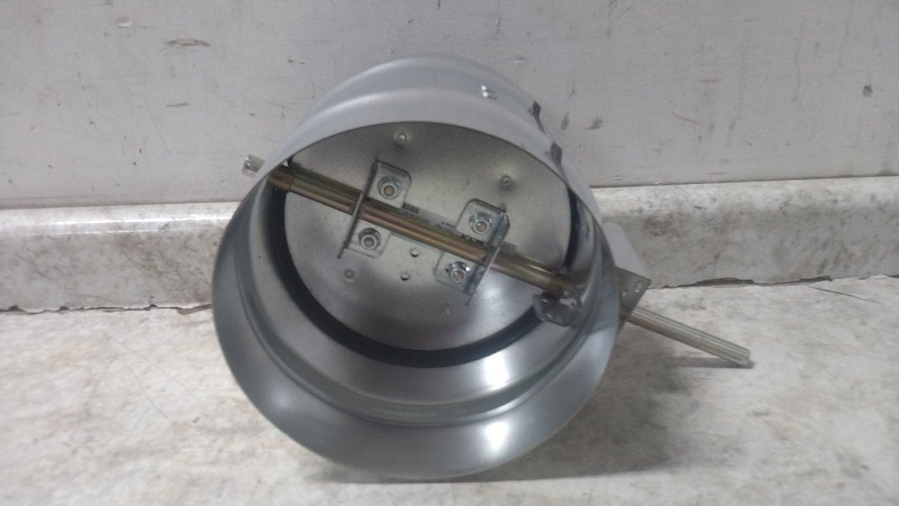 Dayton 3HGN8 8 In Duct Diameter 14 In Overall L Manual Control Damper