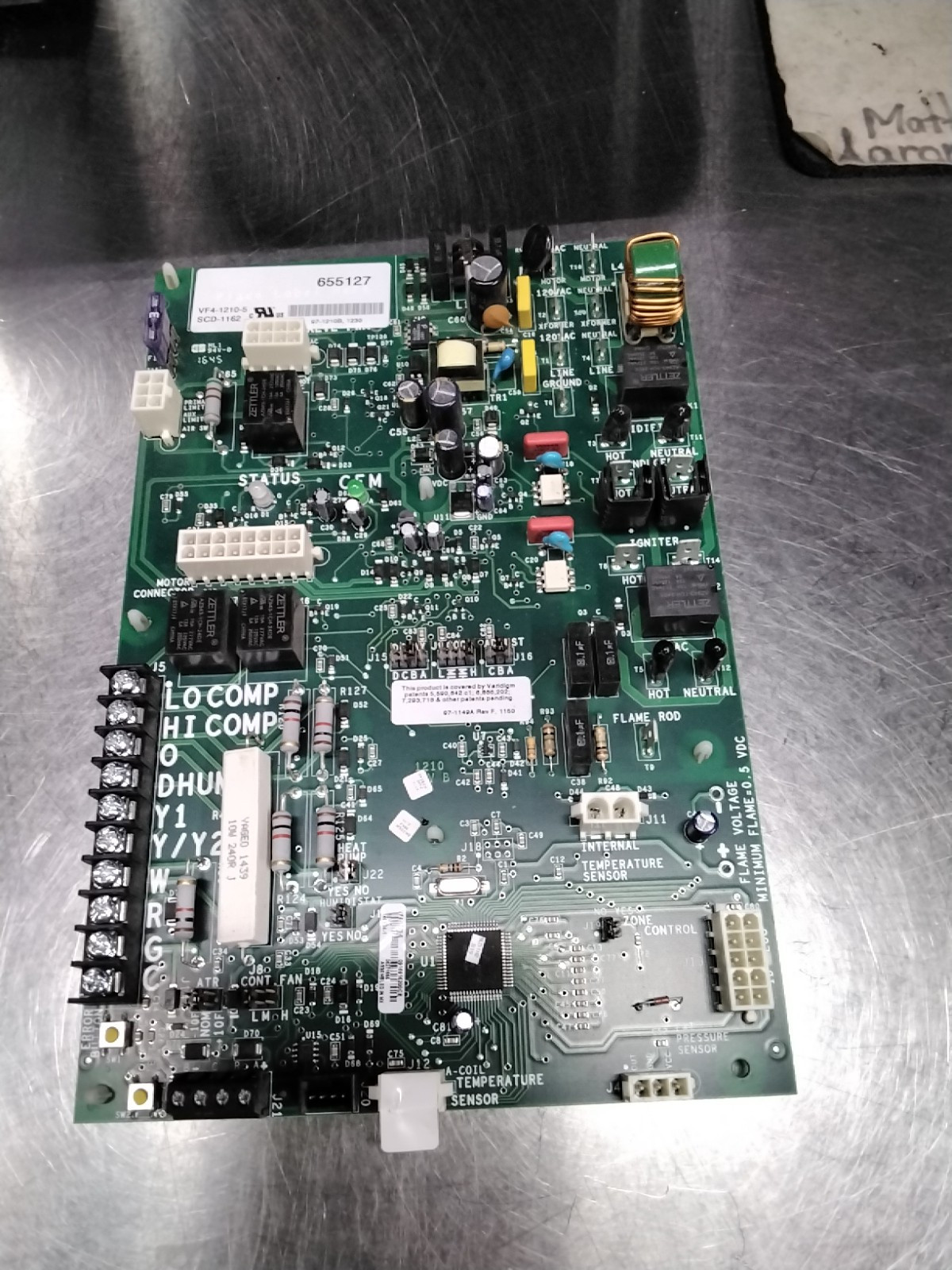 USED CONTROL BOARD FOR VARIDIGM FURNACE PT# 97-1149A REV E FREE SHIPPING