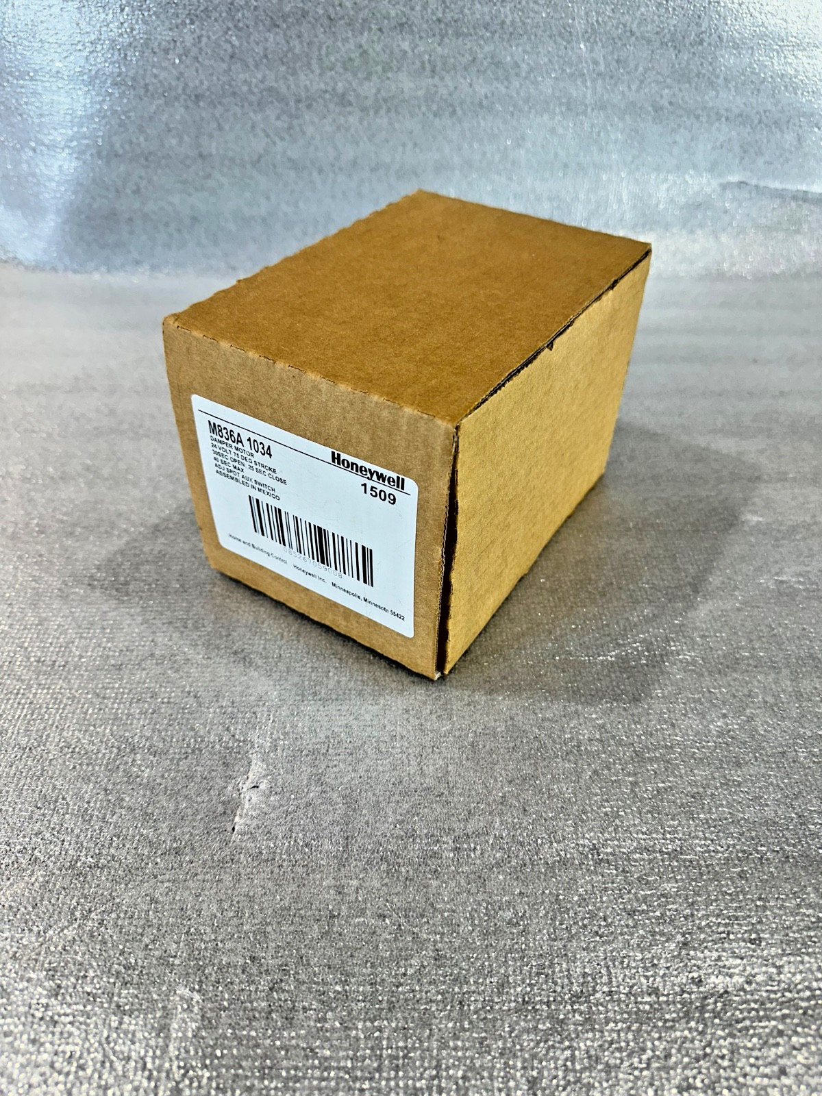 Honeywell M836A 1034 Damper Motor Actuator | 24V | 75° Stroke | Auxiliary Switch