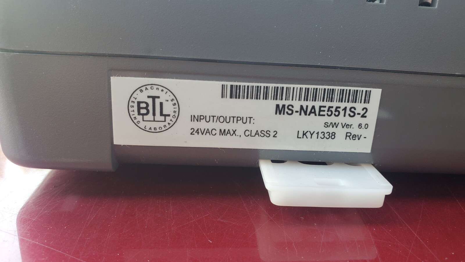 Johnson Controls Network Control Unit MS-NAE551S-2 Ver 6.0 Metasys. No Battery