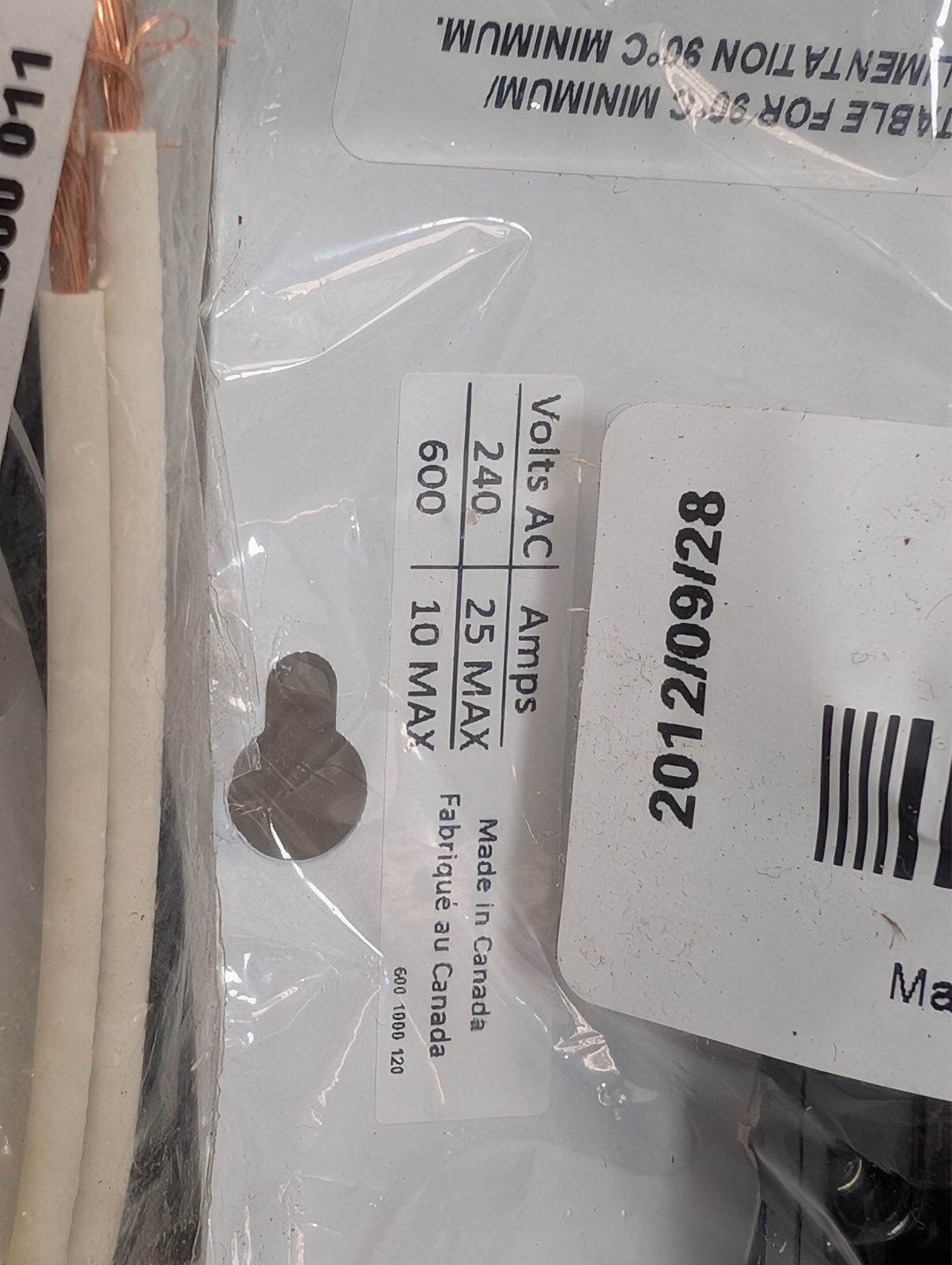 OUELLET OFM-TB26-BL Kits LOT of 8X Thermostats OFM 240V 25A MAX 600V 10A MAX 2P