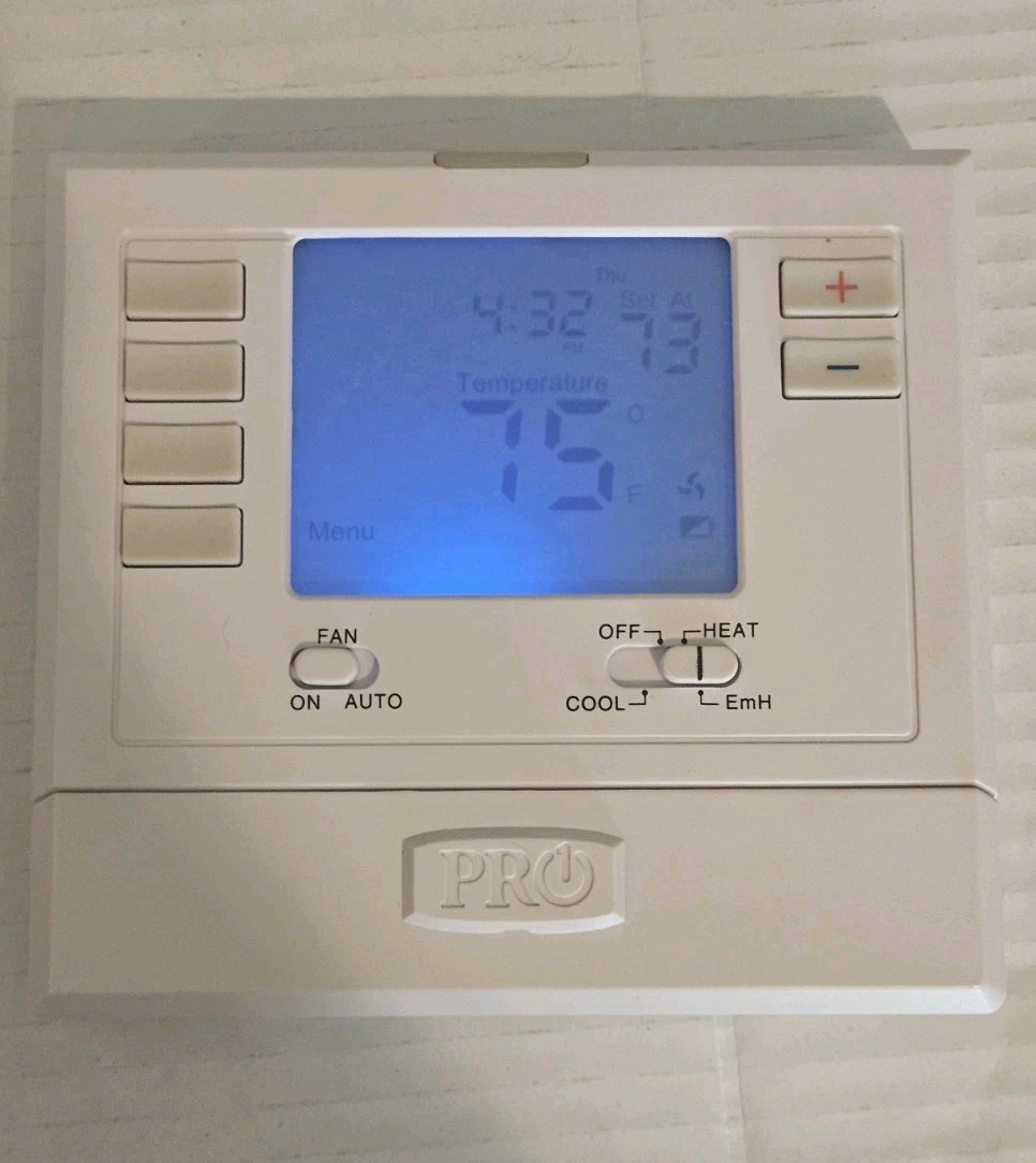 Pro1 IAQ 721 Lot Of 10 Digital Non-Programmable Thermostats Single Stage USED