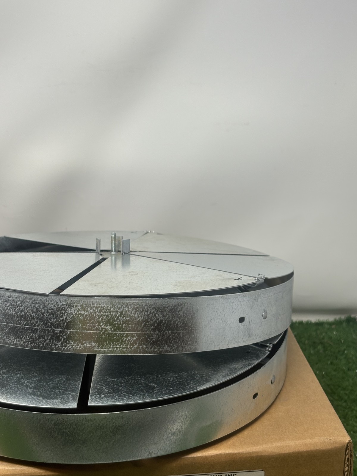 Tuttle & Bailey 12″ Round HVAC Volume Control Damper Galvanized Steel – Lot of 2