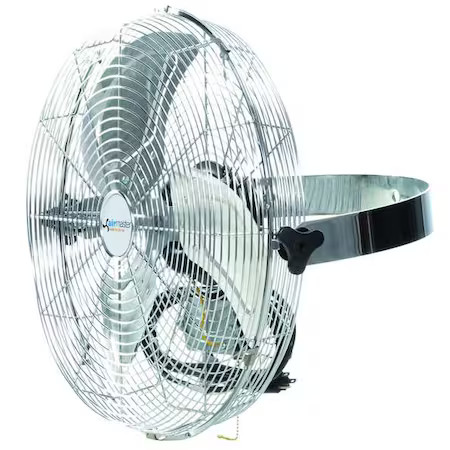 Airmaster Fan 78972 Light Duty Industrial Fan, Ceiling, Wall Mount, 18 In Blade