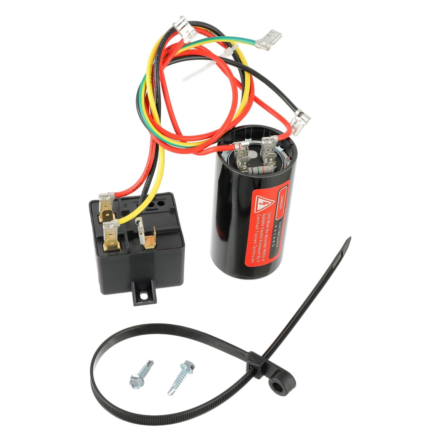 HUAREW CSR-U1 Hard Start Capacitor Kit, HVAC 5-2-1 Compressor Saver for 1 to…