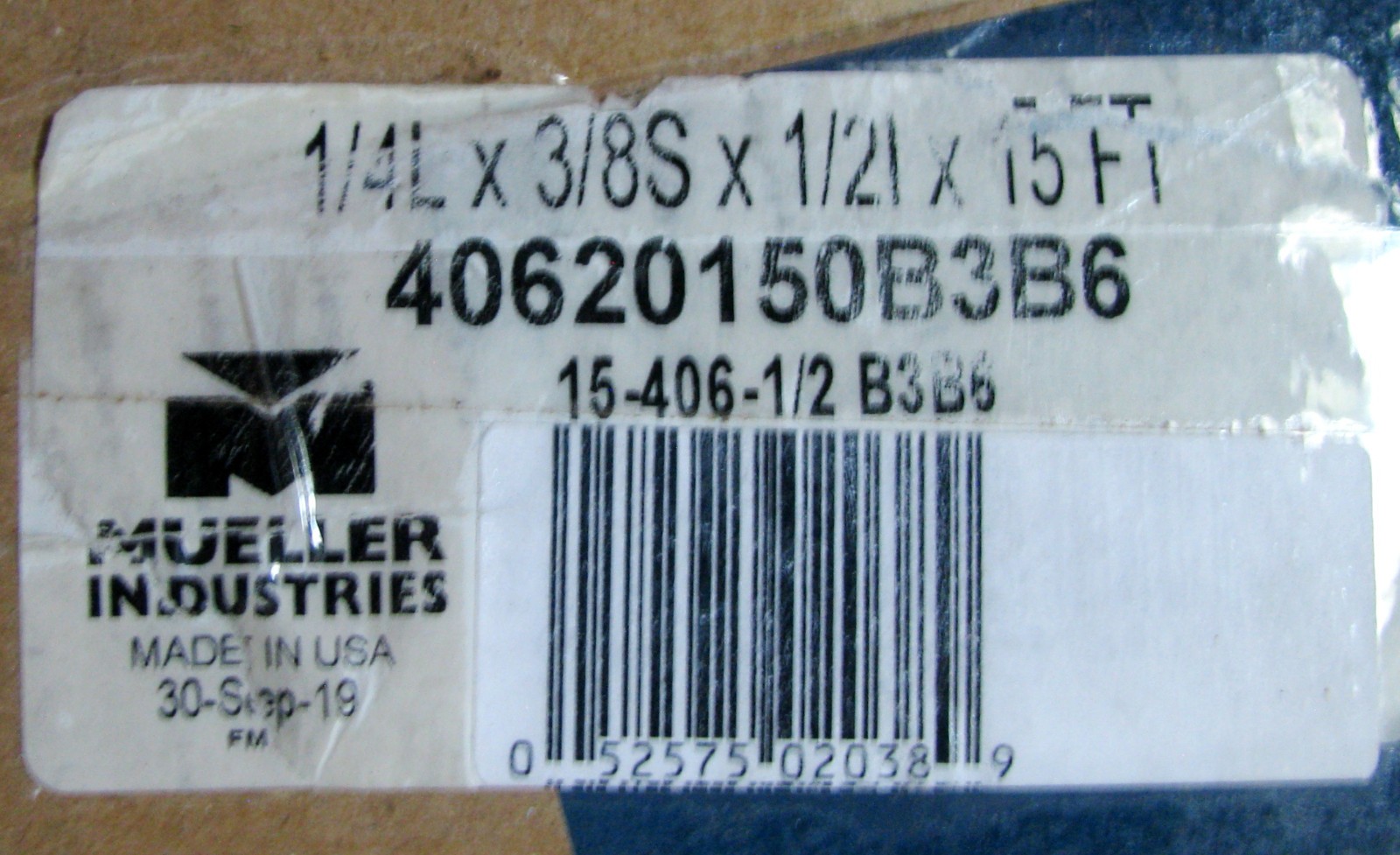 Streamline (40620150B3B6) 1/4″ OD x 3/8″ OD -1/2″ Insulation, 15′ Length