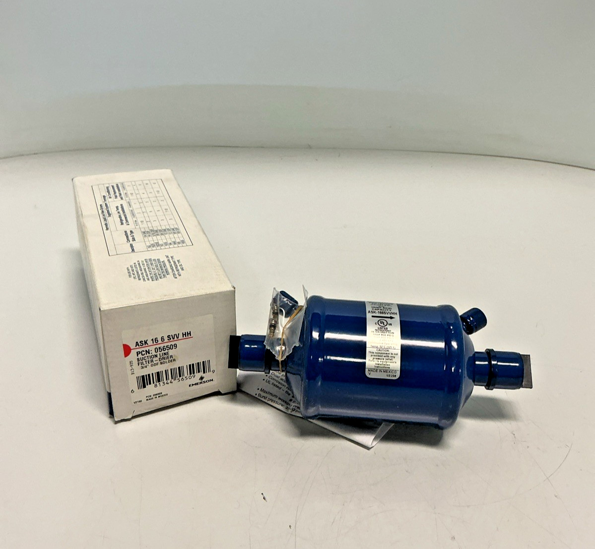 NEW, EMERSON, ASK 16 6 SVV HH, 3/4″ SUCTION LINE FILTER DRIER, 3/4” ODF. (22J-3)