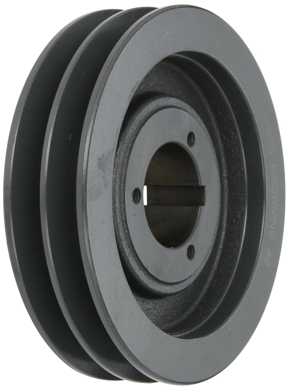 Browning 2TB66 Split Taper Sheave 6.95″ Cast Iron 2 Groove A/B P1 Bushing