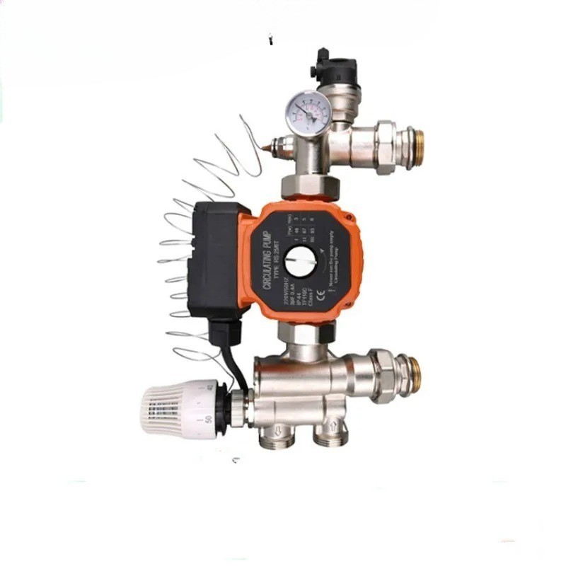 DN25 Thermostatic Pump Mixer Blender for Water Underfloor Heating