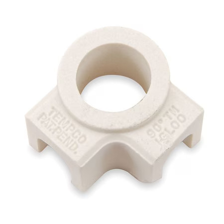 Tempco Cer-101-106 Ceramic Terminal Covers, 2 Ports 90D, Pk10