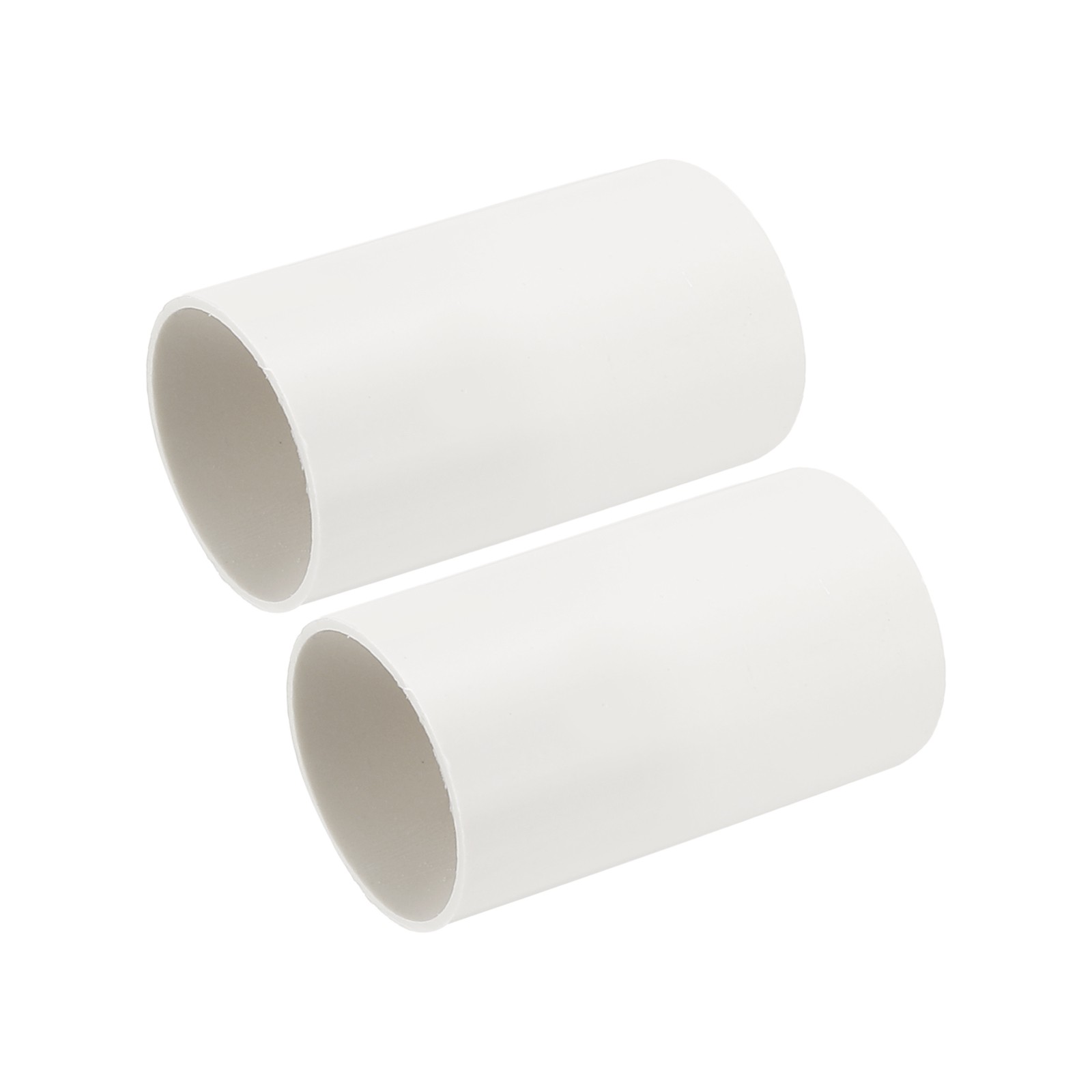 50mm/2″ Round Ventilation Duct, 2Pcs 4″ Long Rigid Ducting Pipe Connector