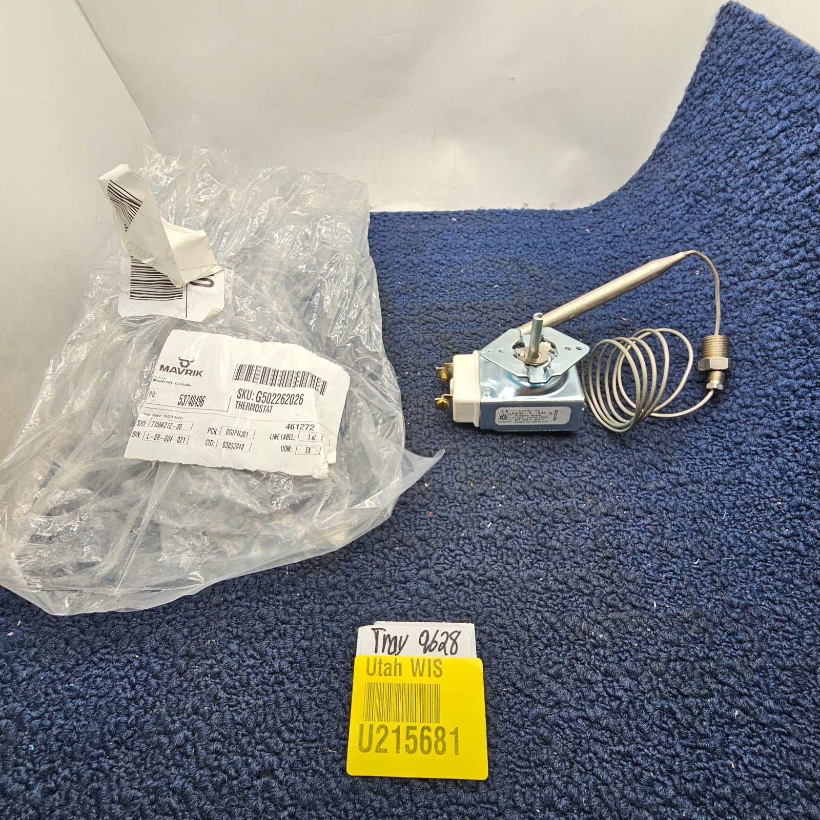 MAVRIK 461272: RX Thermostat w/ 200° 400° Range & 36 in Capillary