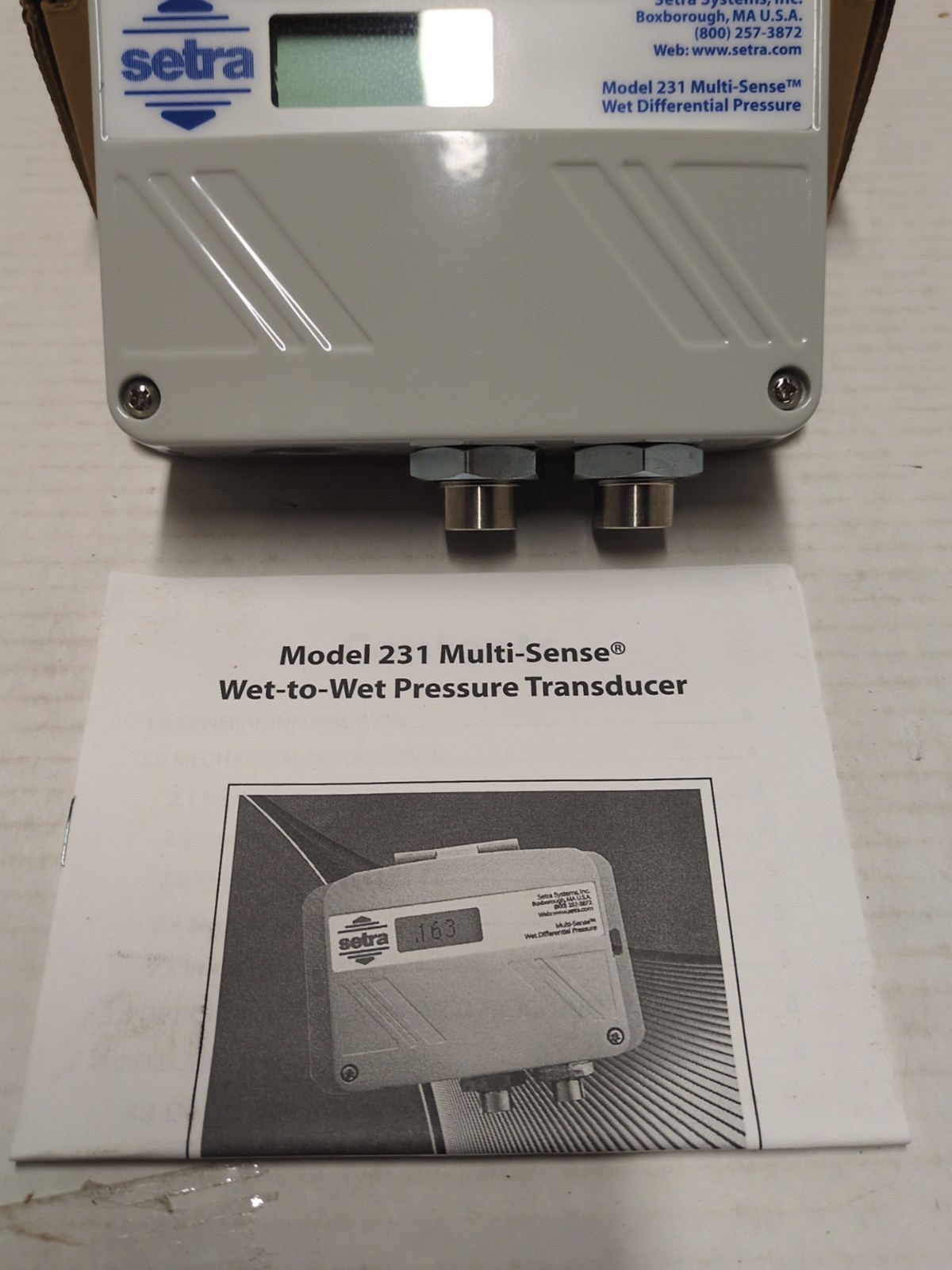 Setra 231MS1 Differential Pressure Sensor 0 to 50PSID 24v NIB