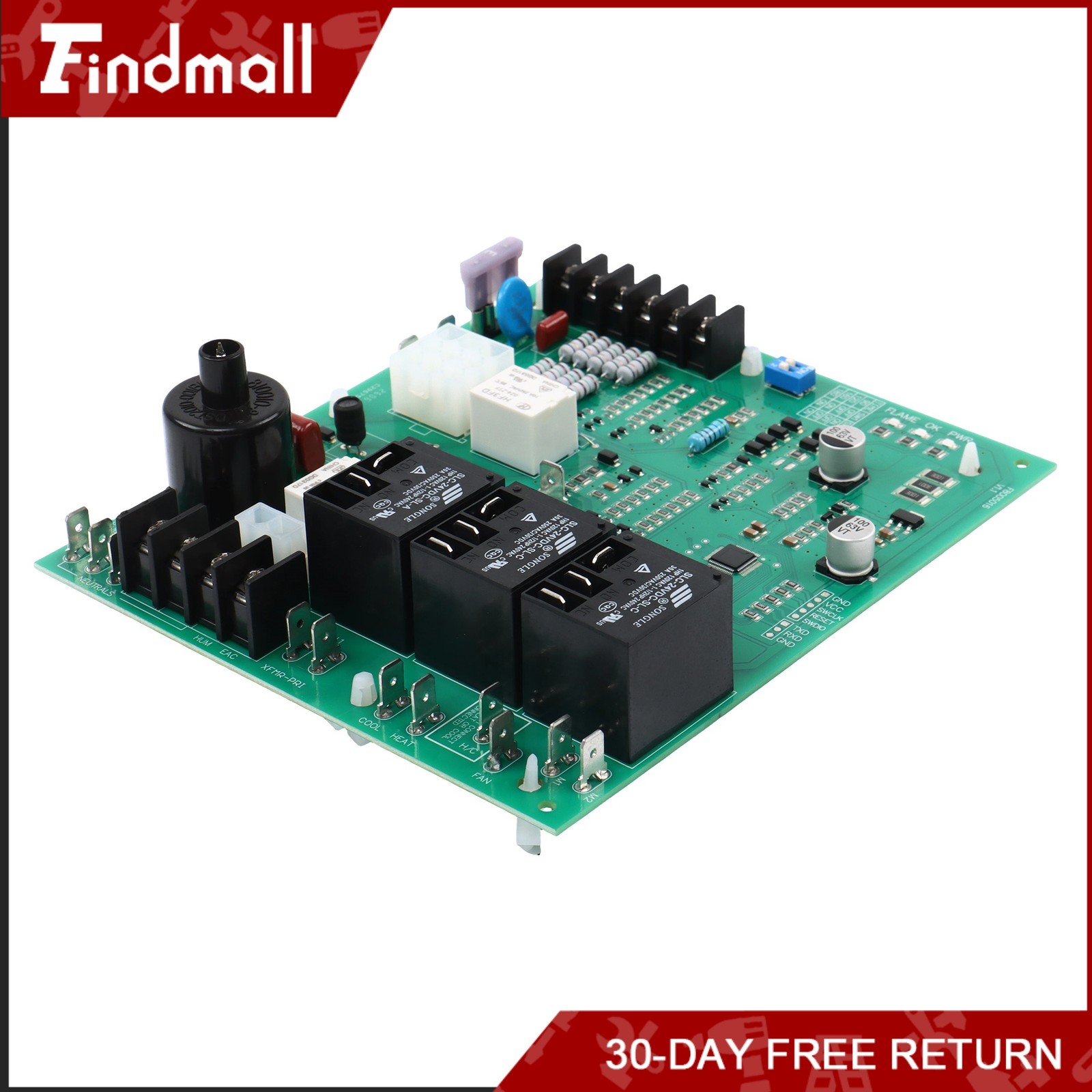 Findmall Furnace Circuit Board 62-24140-02 1028-928 62-24140-04 Control Board