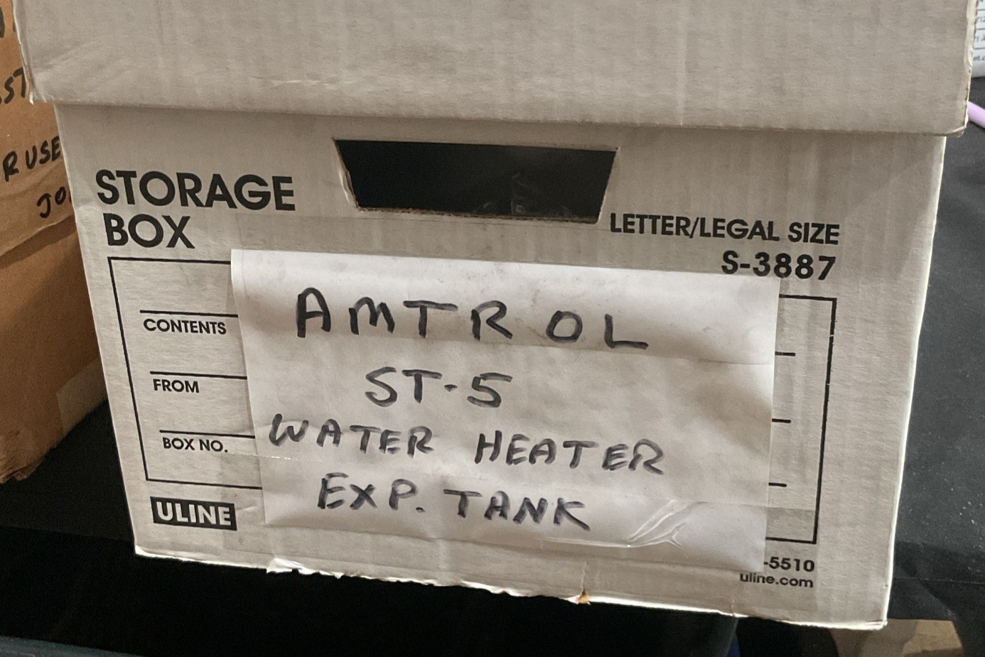 Amtrol Water Heater Expansion Tank 2.0 Gallon Volume *Used Condition* ST-5 L16