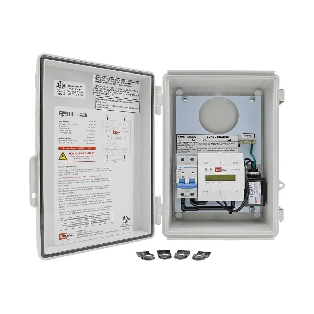 RectorSeal 96424 RSH-50 VRM KIT, Surge Protector & Voltage Range Monitor