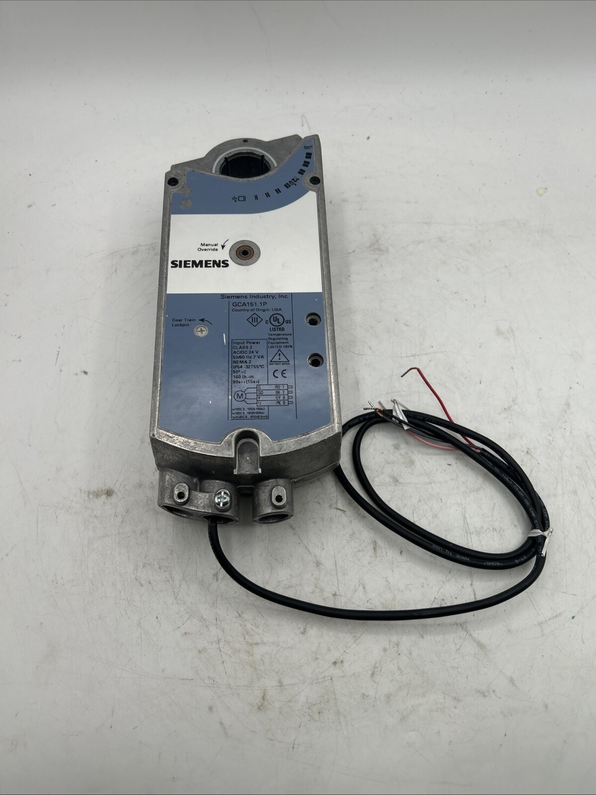Siemens GCA151.1P Electric Actuator See Pics 30 Days Warranty