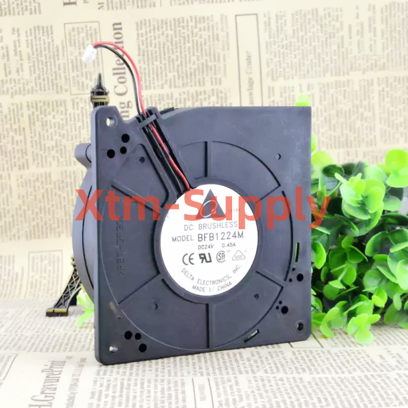 1PC Brand New DELTA BFB1224M 12CM 12032 24V 0.45A 3wire Turbo Blower Fan