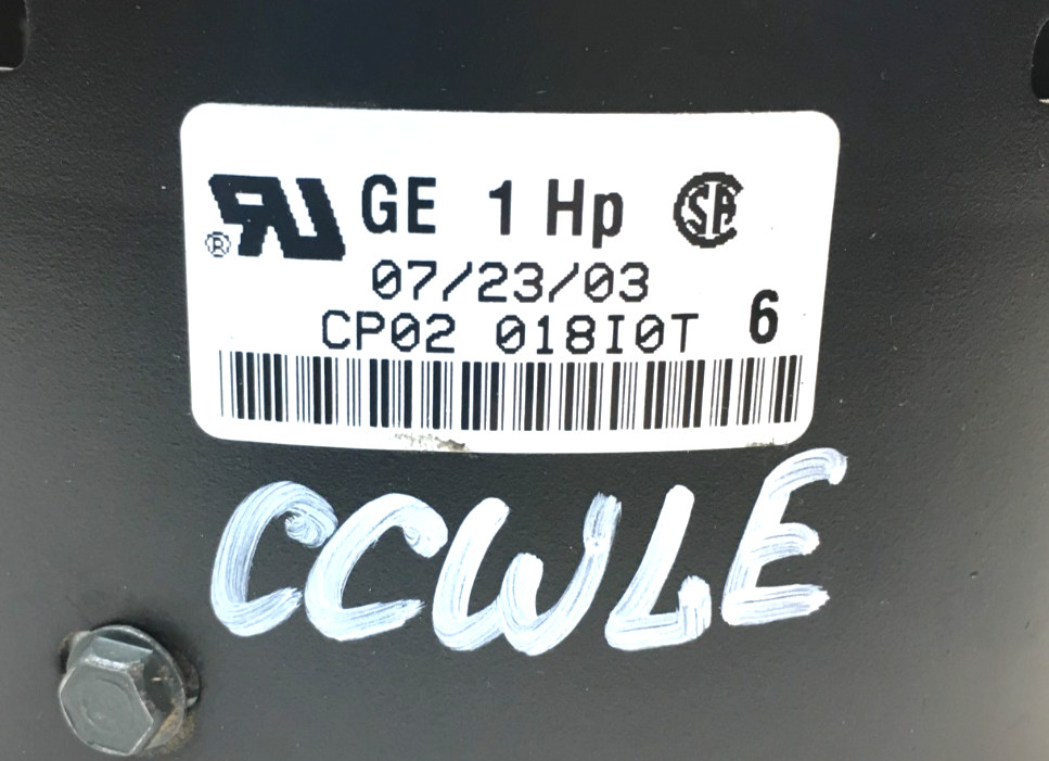 GE CP02 1 HP Module only 18M8101 CCW LE used #W678