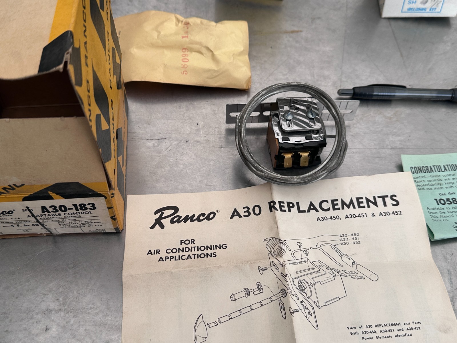 Ranco A30-183 Adaptable Control