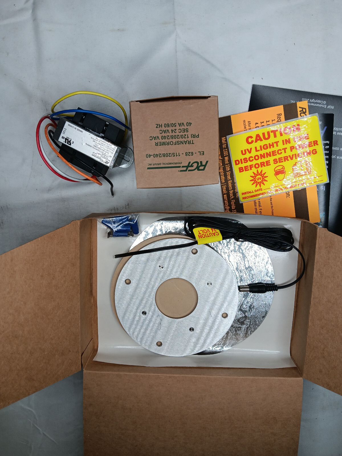 QRP-14 GUARDIAN AIR 14″ In-Duct Air Purification System
