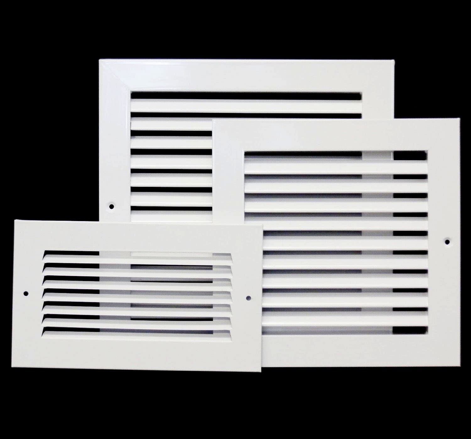 HVAC Premium 10″w X 10″h [Duct Opening] 2-Way Fixed Curved 10 X 10