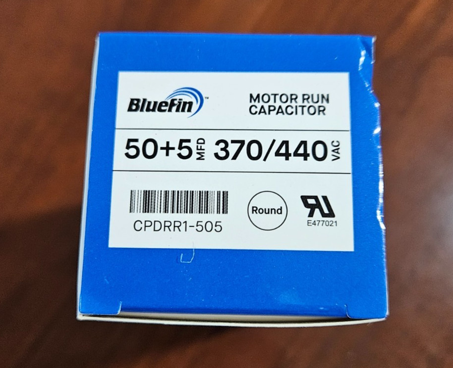 50+5 50/5 uF MFD 370/440V 440 VAC HVAC Universal Dual Run Capacitor HVAC AC NEW