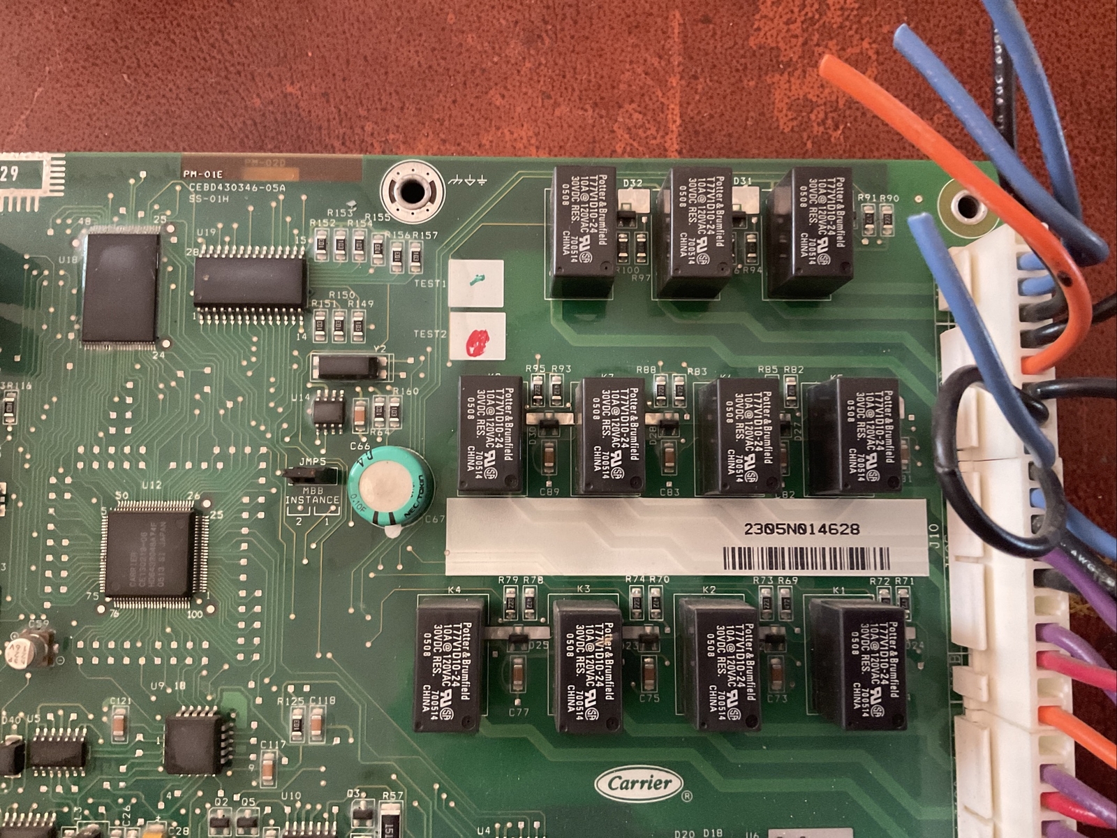 Carrier Chiller Control Board CEPL130346-01 CEBD430346-05A HK50AA029