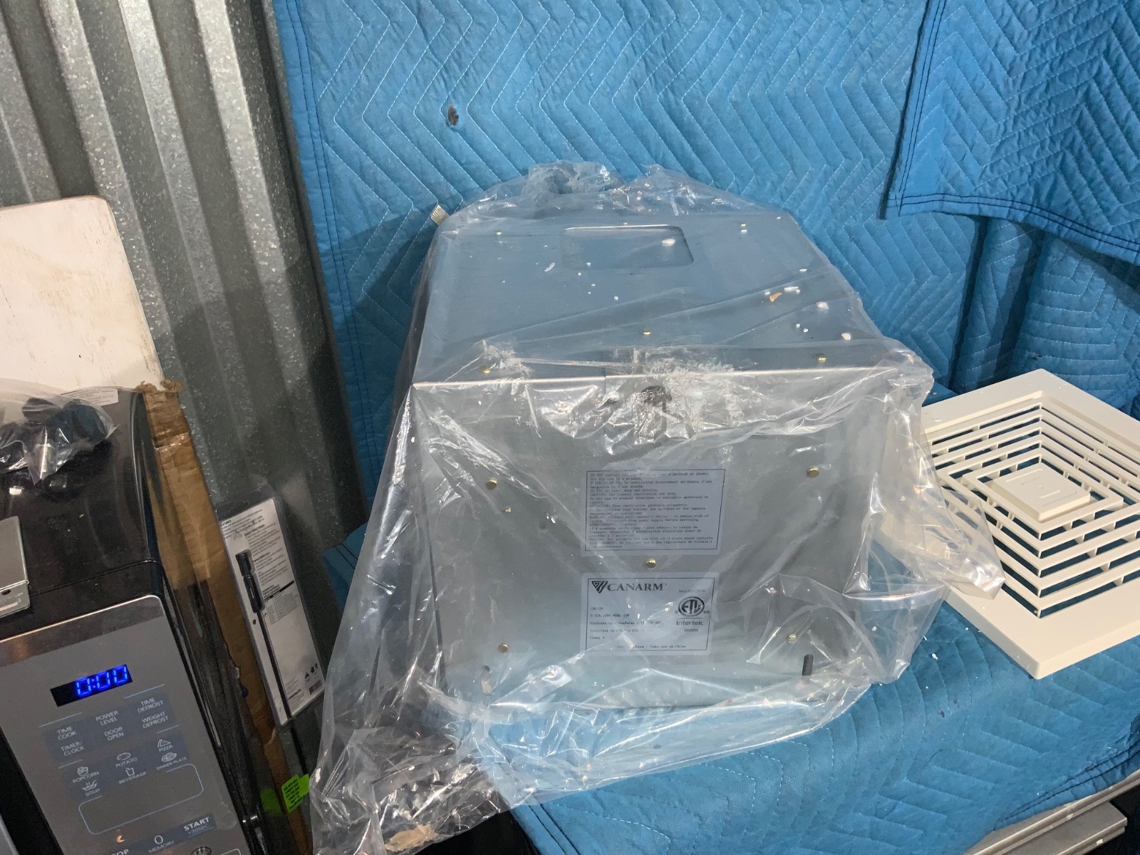 Canarm Cbf150 Exhaust Fan,Ceiling,Round,Steel (S1I1) 844HM2