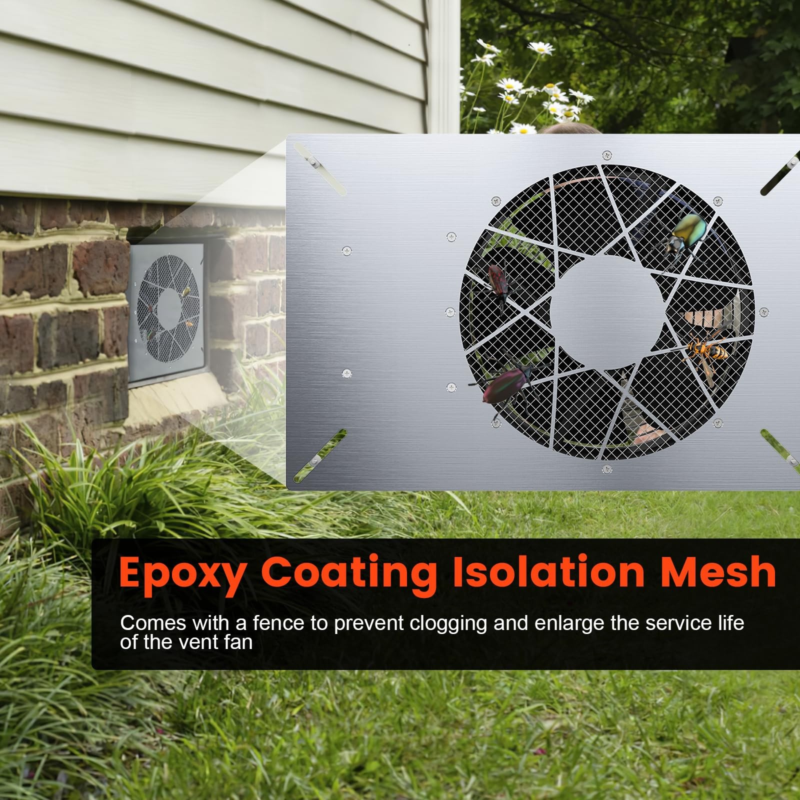 Abestorm 720Cfm Crawlspace Ventilation Fans Ip-55 Grade Basements Stainless