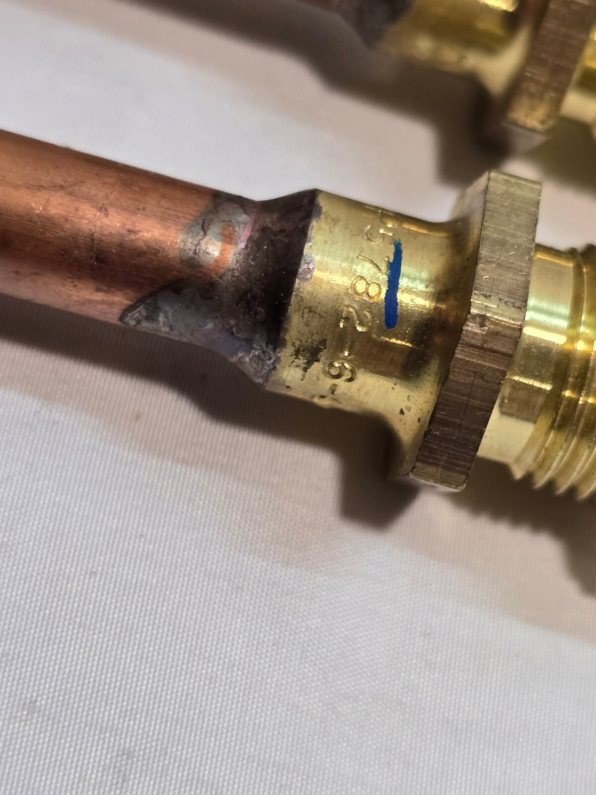 Lot 13x Parker Legris Quick Connect Stub Tubes Brass Copper HVAC Service Tools