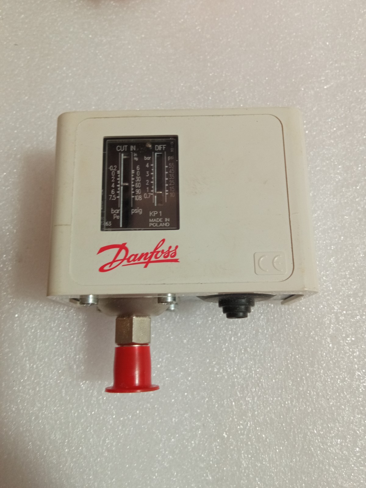 DANFOSS KP1 060-110166 LOW PRESSURE CONTROL RENAGE -0.2….7.0 Bar Pe NEW