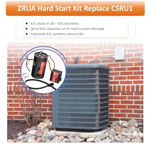 Hard Start Kit for Air Conditioner – Long Term Replace Compressor Saver Capacito