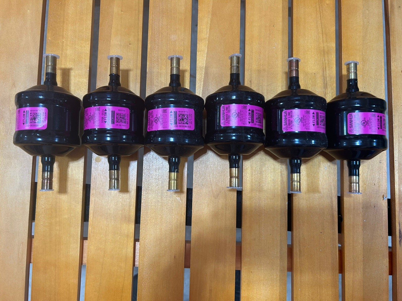 6 Refrigerant Liquid Line Filter Driers 3/8” Sweat