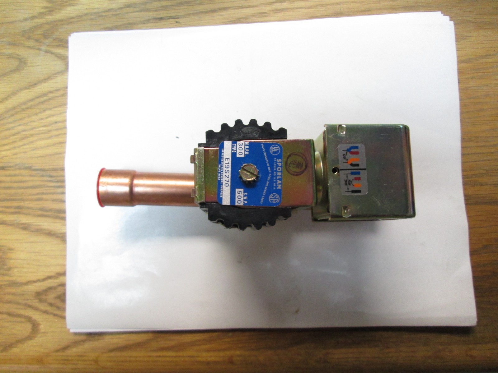 7/8″ ODF E19S270-HP Solenoid Valve With Coil MCK-2 208-240/50-60