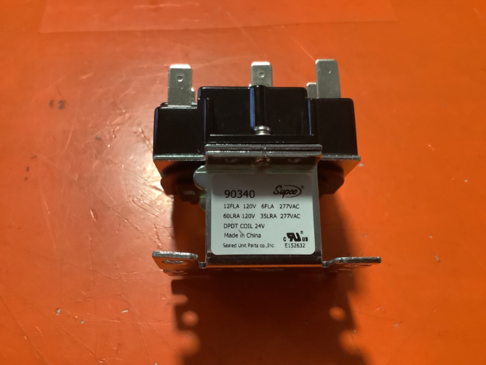 90-340 Switching Fan Relay DPDT 24 Volt Coil also replaces Honeywell R8222D1014