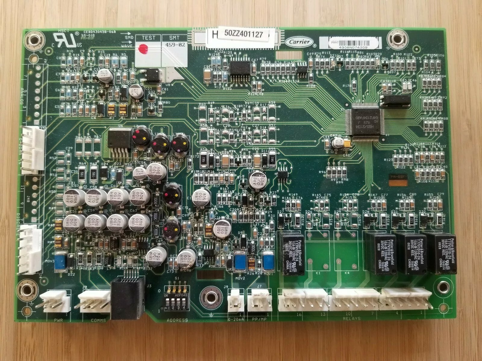 Carrier CEBD430458-06B Chiller Control Board 50ZZ401127 V 1.1