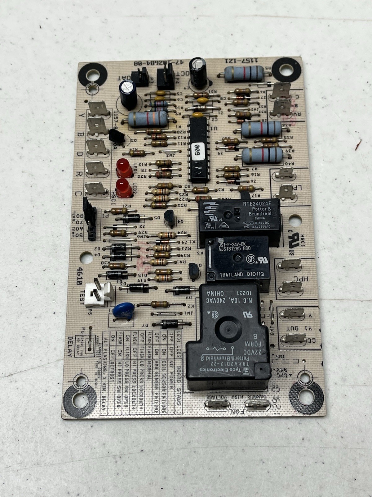 Rheem Bryant 47-102684-08 Control Board Carier 1157-121