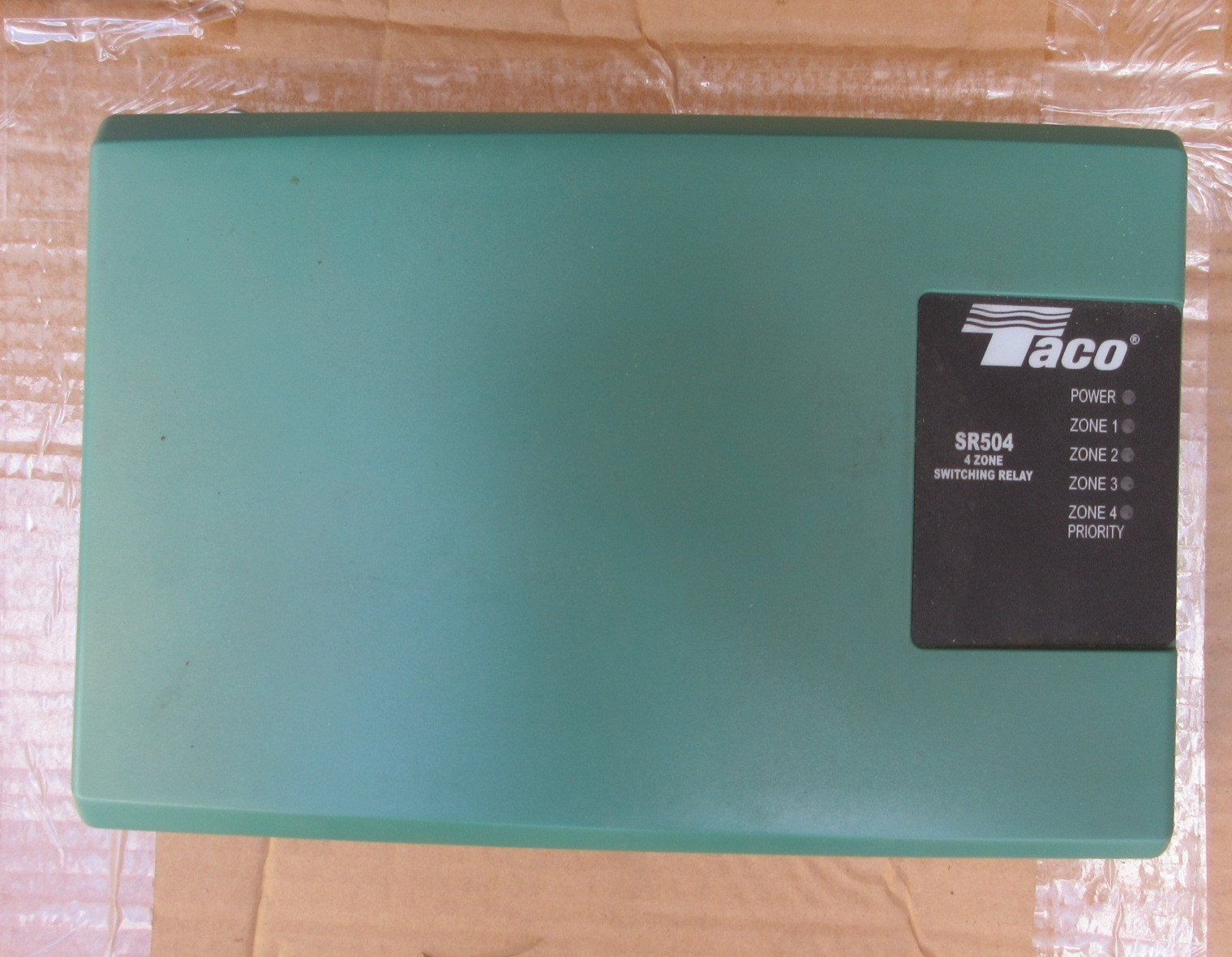 Taco SR504 Comfort Solutions 4-Zone Switching Relay Green