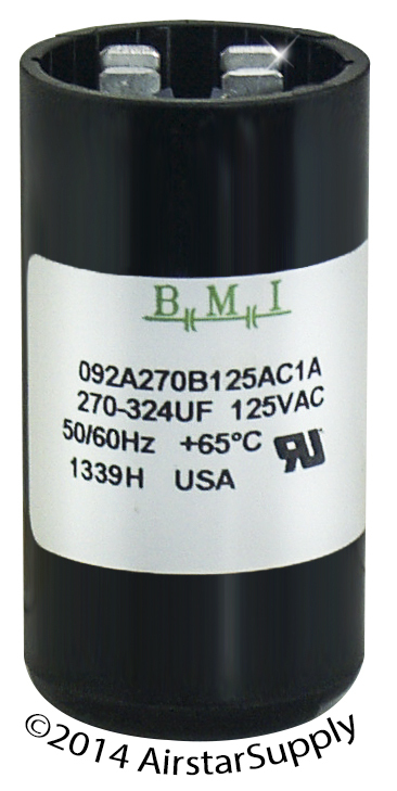 USA Start Capacitor 270-324 MFD uf 110 – 125 V Round AC Electric Motor vac volt