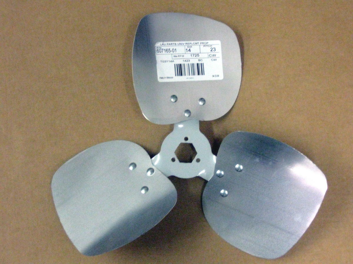 Lau 60716501 14″ Fan Blade CW Rotation 23 Degree Pitch 3 Blades