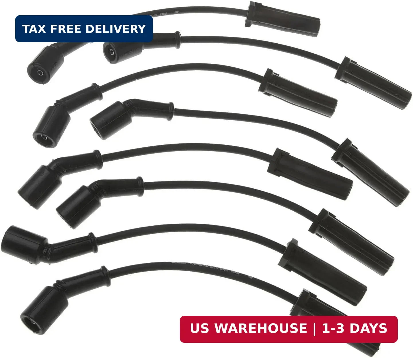 ACDelco Professional 9748HH Spark Plug Wire Set, 8 count (Pack of 1)