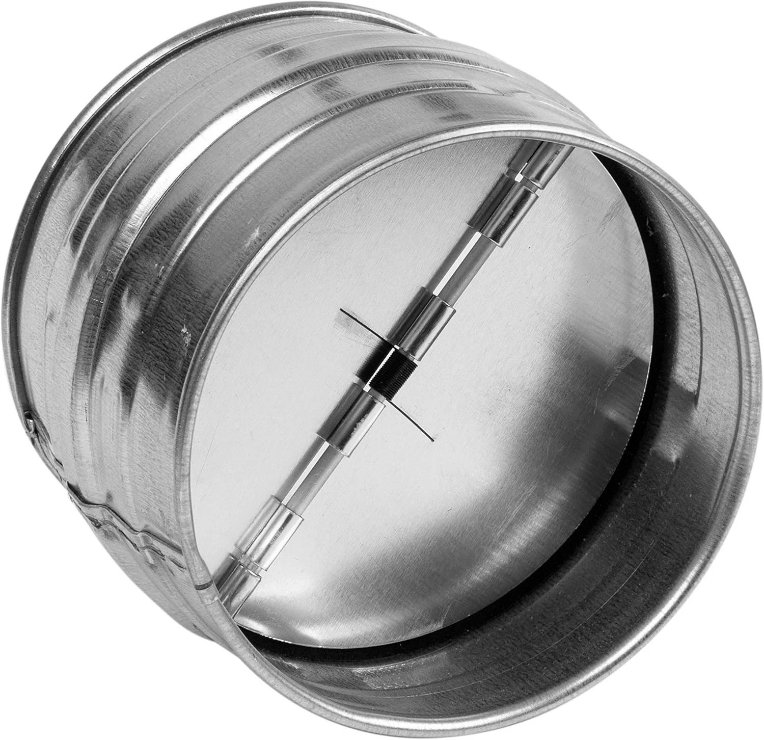 Durable 5 Inch Galvanized Steel Backdraft Damper for HVAC Ventilation Systems