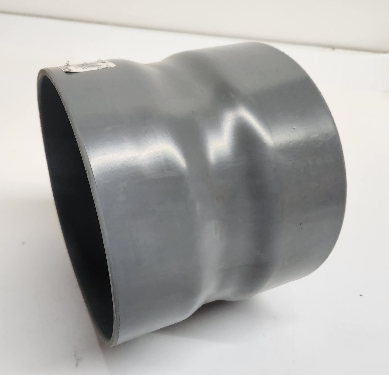 Plastinetics 329-080-C 8″ PVC Exhaust Duct Belled Coupling Socket