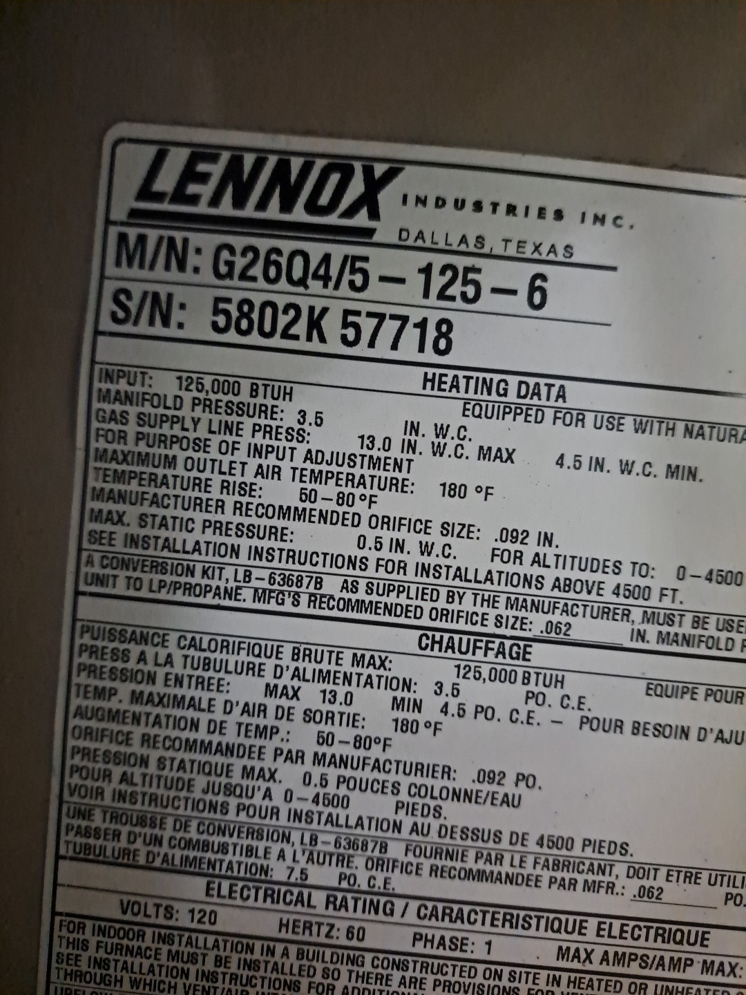 18J2301 Lennox Furnace Collector Box 64J12 / LB-66579C Condensation Pan 24″ Wide