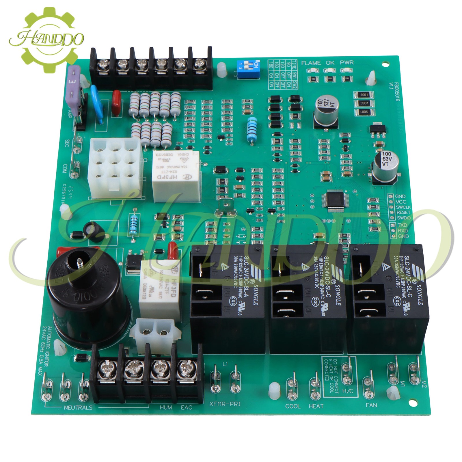 Upgraded 62-24140-04 Spark Ignition Control Circuit Board Compatibility,24V/115V