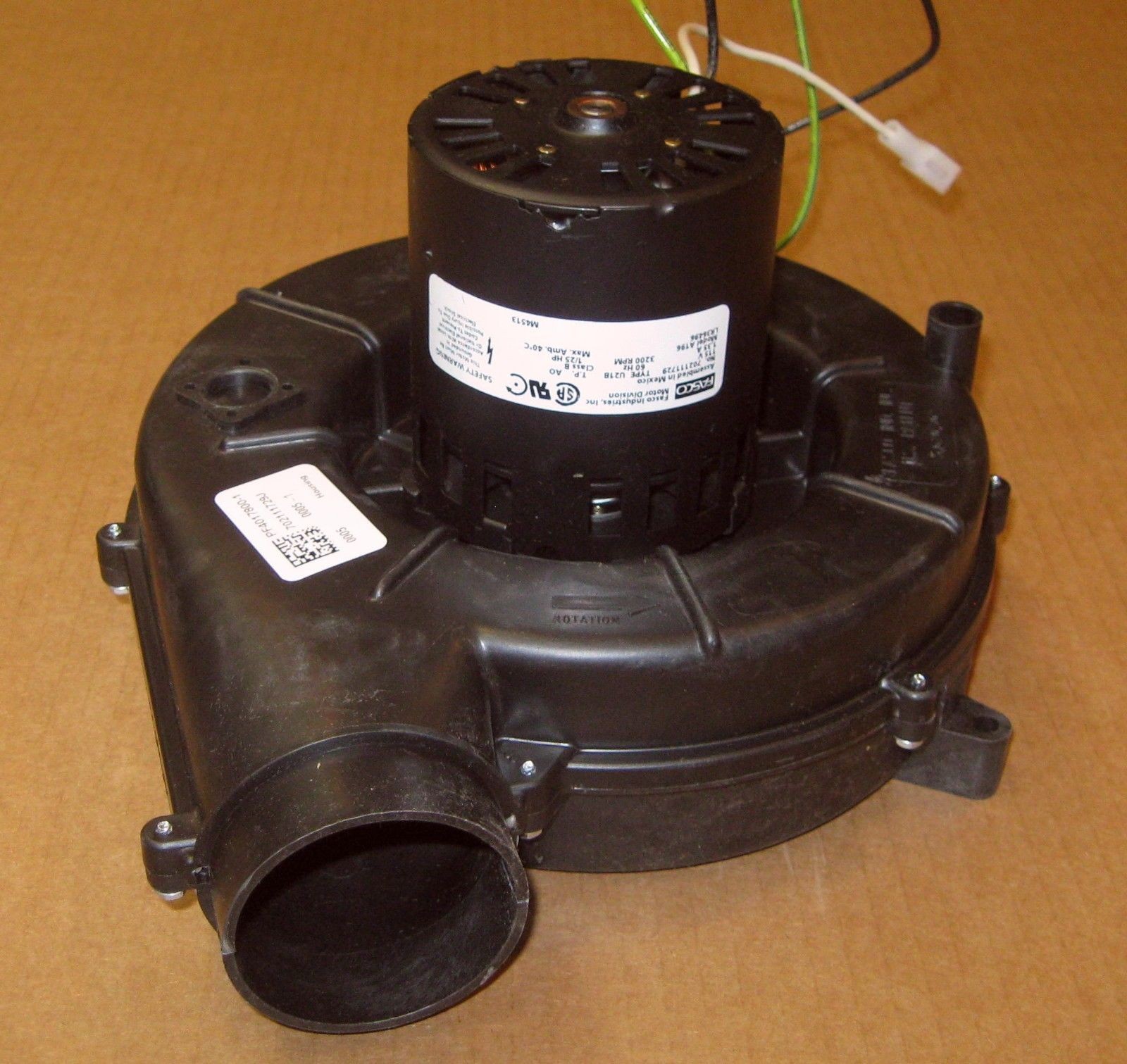 Fasco A196 Draft Motor fits 7021-11544 7021-9065 Trane