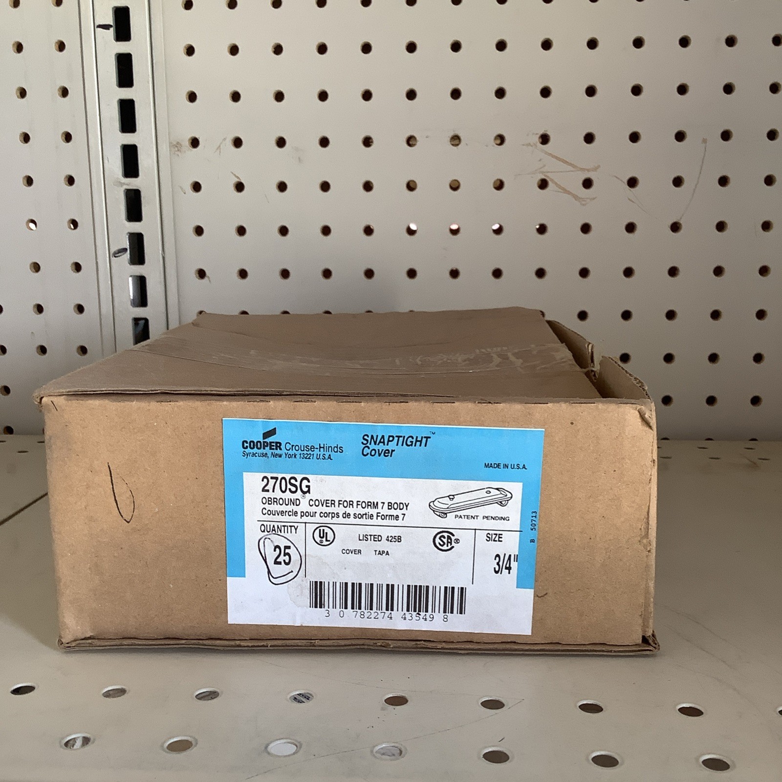 Crouse Hinds 270SG 3/4″ CND Body Cover – Box of 25