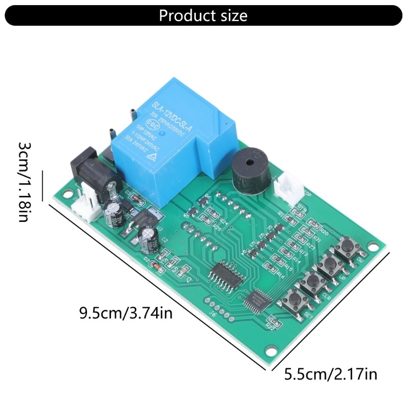 LED Display Timer Control Circuit Board 30V 250V Capacity For Automateds Systems